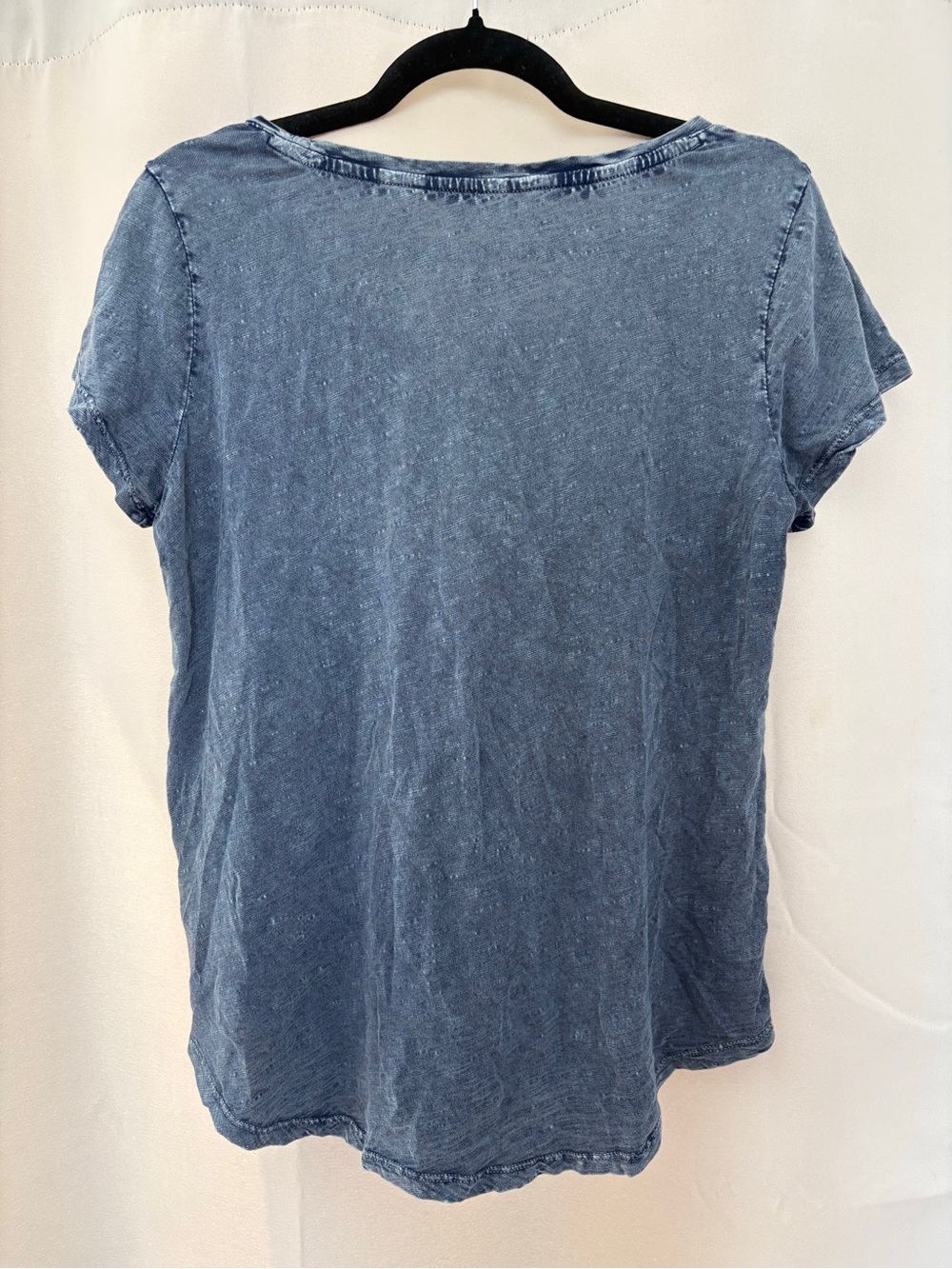 Lucky Brand Washed Blue Short-Sleeve Embroidered Tee - Picture 2 of 3